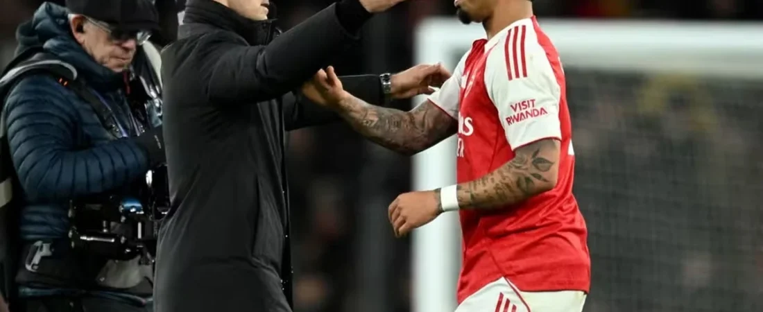 Arteta responde críticas de Gabriel Jesus e explica saída do atacante do Arsenal