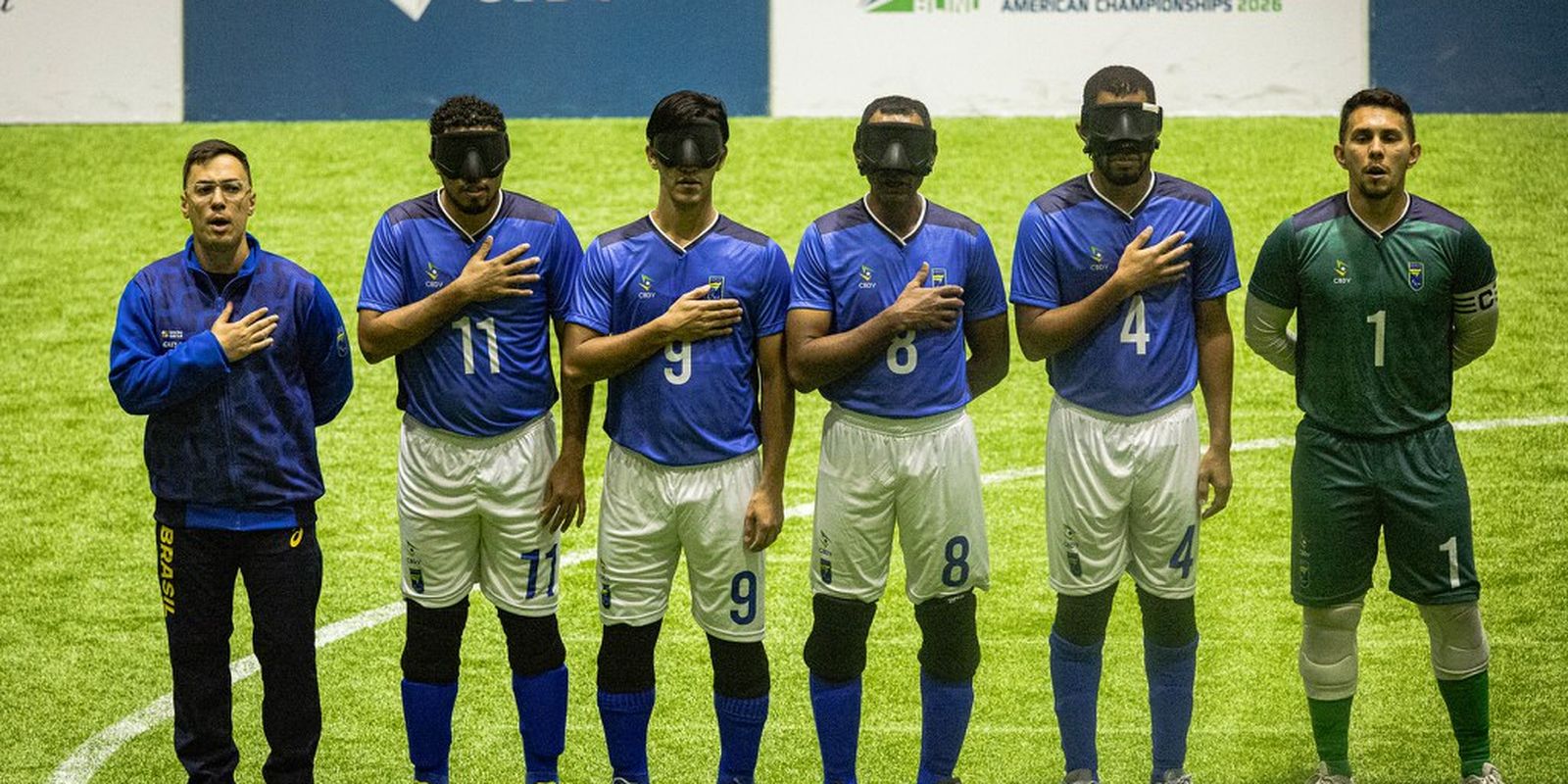 Brasil conquista heptacampeonato da Copa América de futebol de cegos