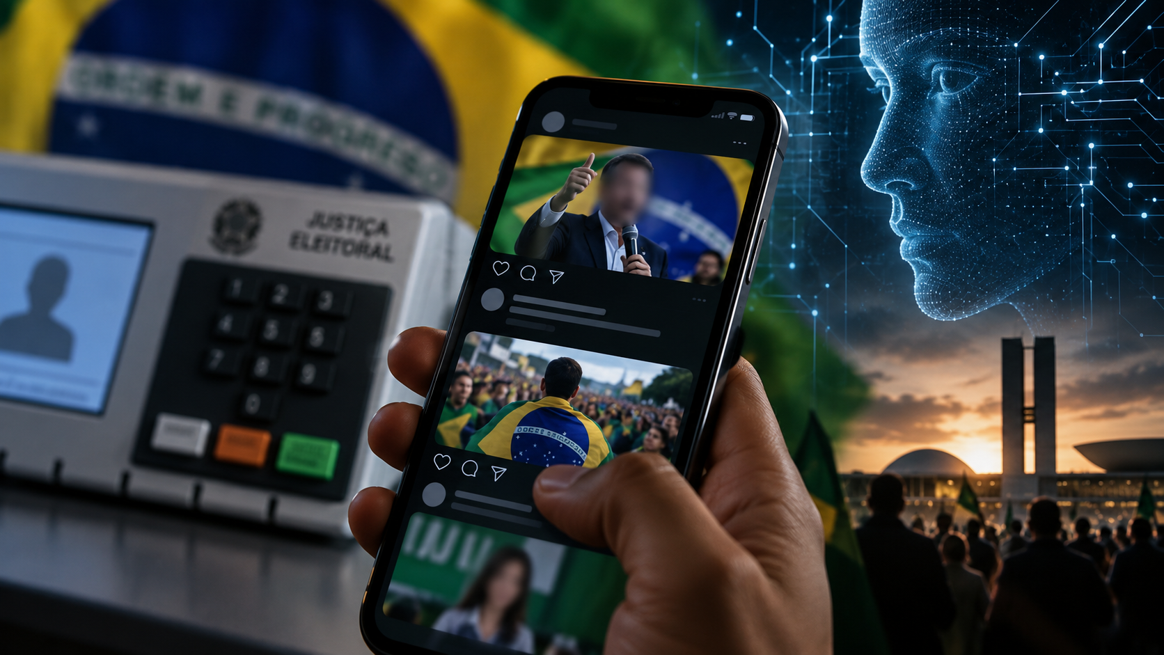 Uso de inteligência artificial sem identificação acende alerta na campanha eleitoral