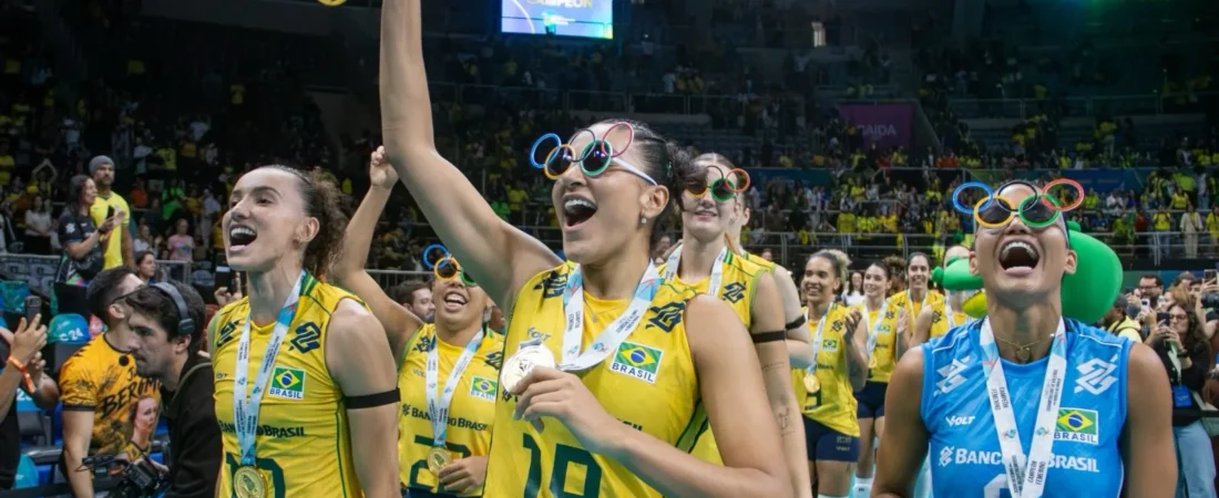 Seleção feminina de vôlei conquista Pré-Olímpico e garante vaga antecipada em Los Angeles 2028
